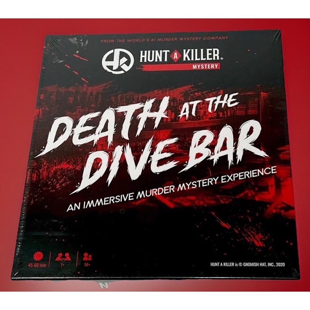 Hunt A Killer: Death at The Dive Bar Murder Mystery Game Ages 14+ NEW, SEALED